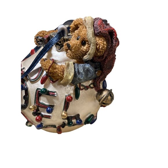 Boyds Bears Bearstone Noel Bruinski Da Electrician LE 25953 Ornament Dated 1998 - Picture 11 of 16